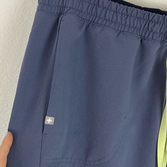 Figs Mari Technical Collection Pant Jogger Drawstring Cuffs 100% Awesome Blue XL - Picture 7 of 10